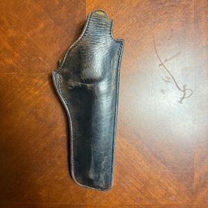 Vintage Safariland 29 Black Leather Holster Monrovia CA Right Hand OWB MD/FR